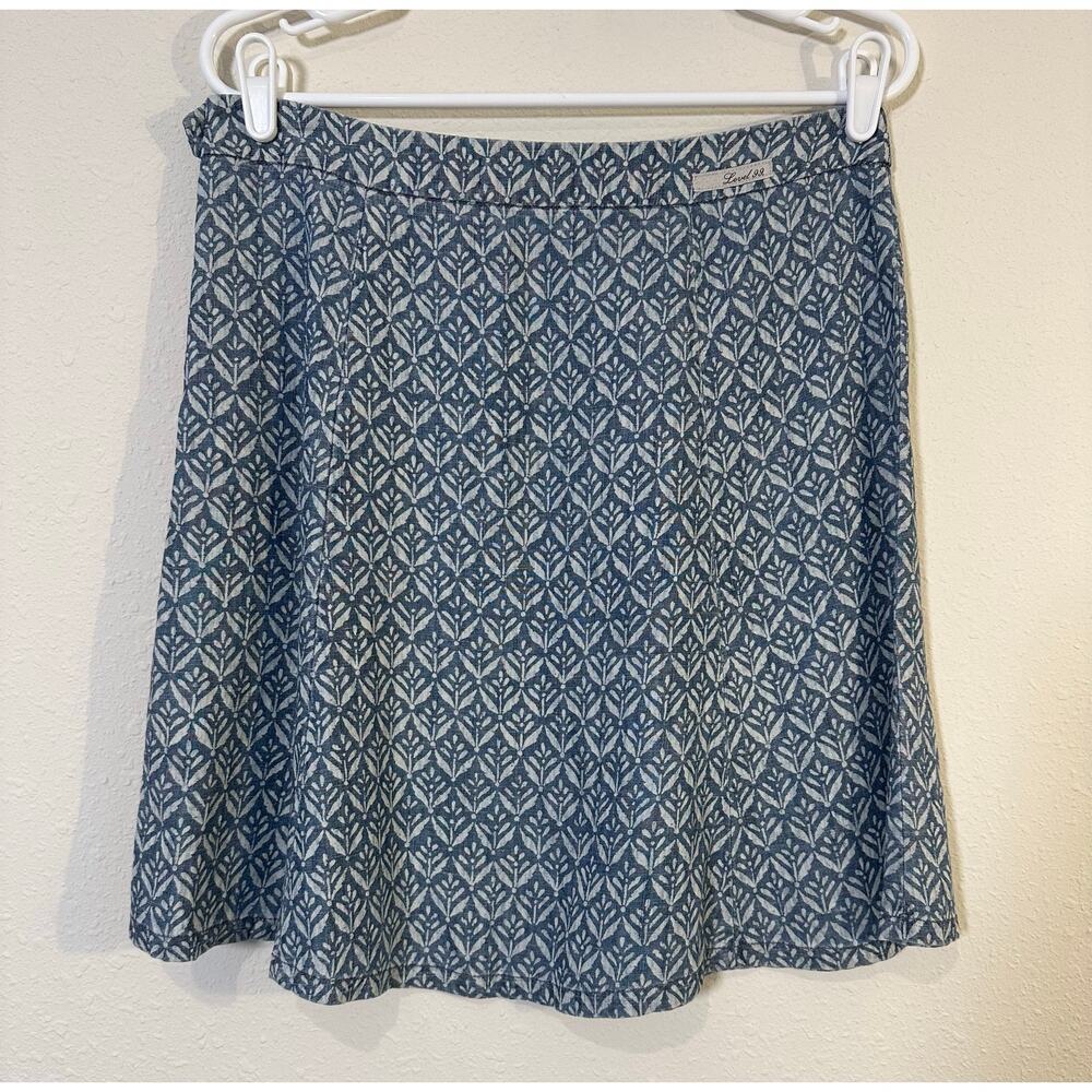 Level 99 Linen Blend A-line Skirt Size 29 Printed - Picture 4 of 7